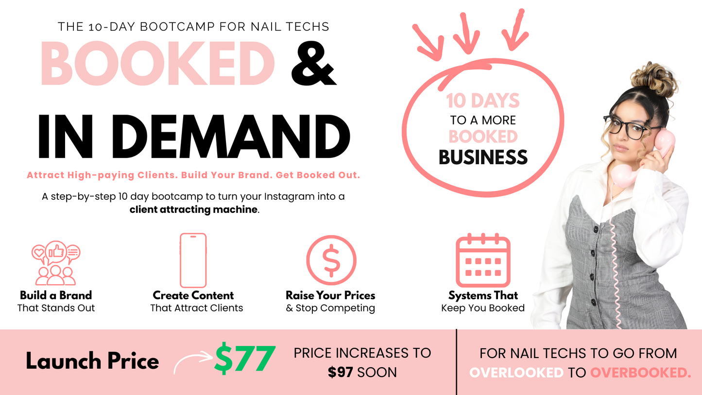 10 Day Booked & In Demand Sprint