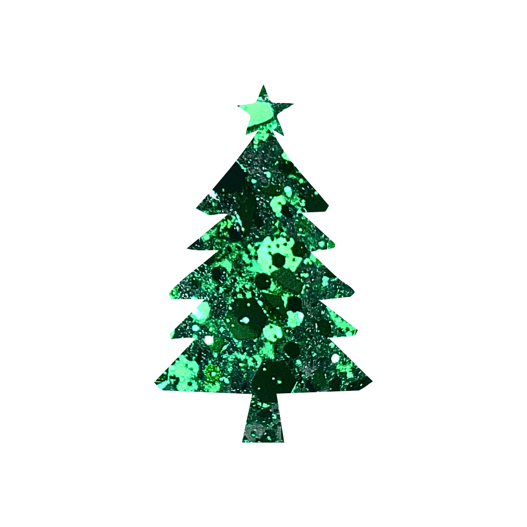 Green Sage (Green glitter acrylic)