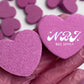 Pink Heart Buffers (100 PCS)