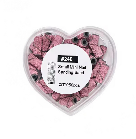 Mini pink sanding bands