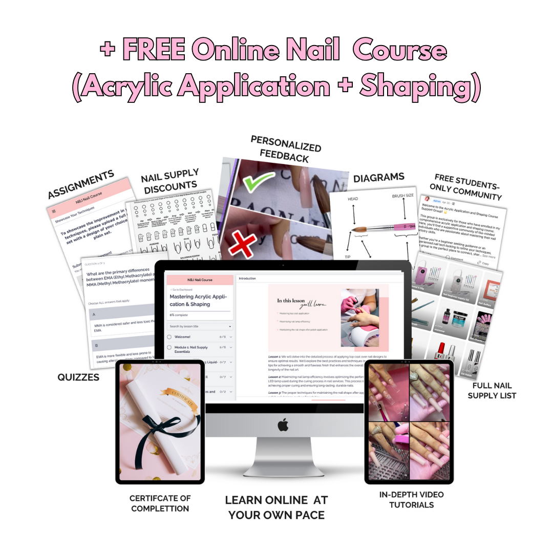 Deluxe Nail Kit + FREE Online Nail Course