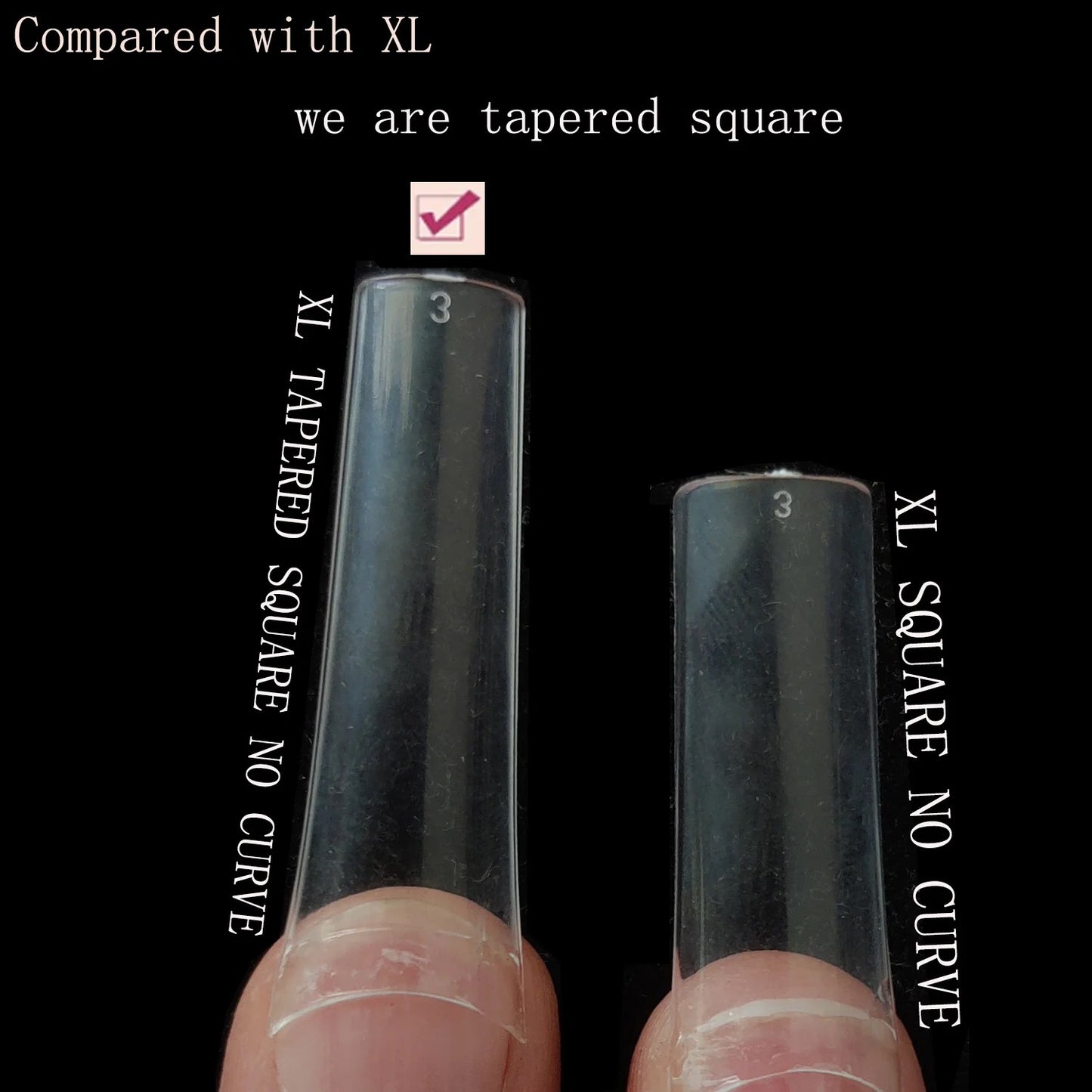 Perfect Tapered Square Nail Tips