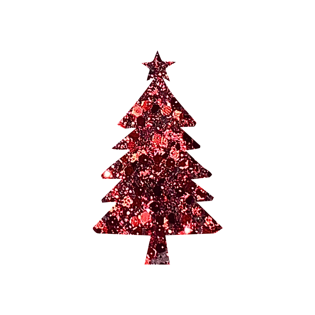 Ruby Sleigh (Red glitter acrylic)