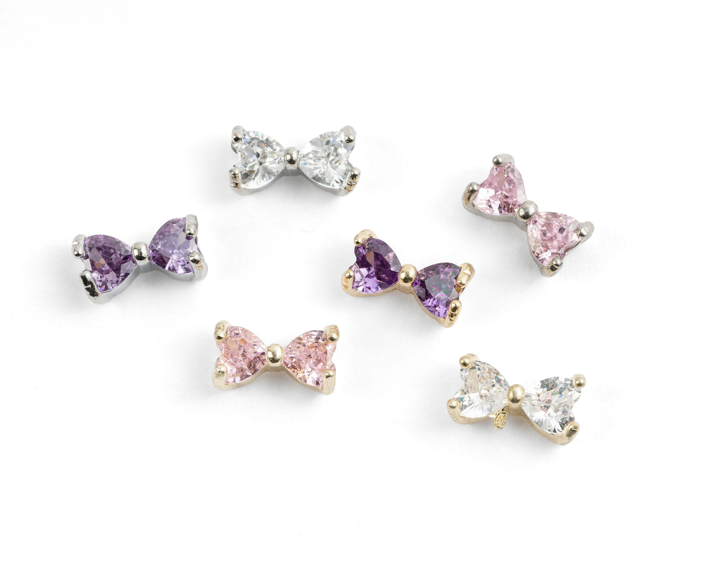 Mini Bow Nail Charms (12 PCS)