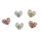 Mini Rhinestone Heart Nail Charms (10 PCS)