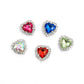 Big Heart Rhinestone Nail Charms (10 PCS)