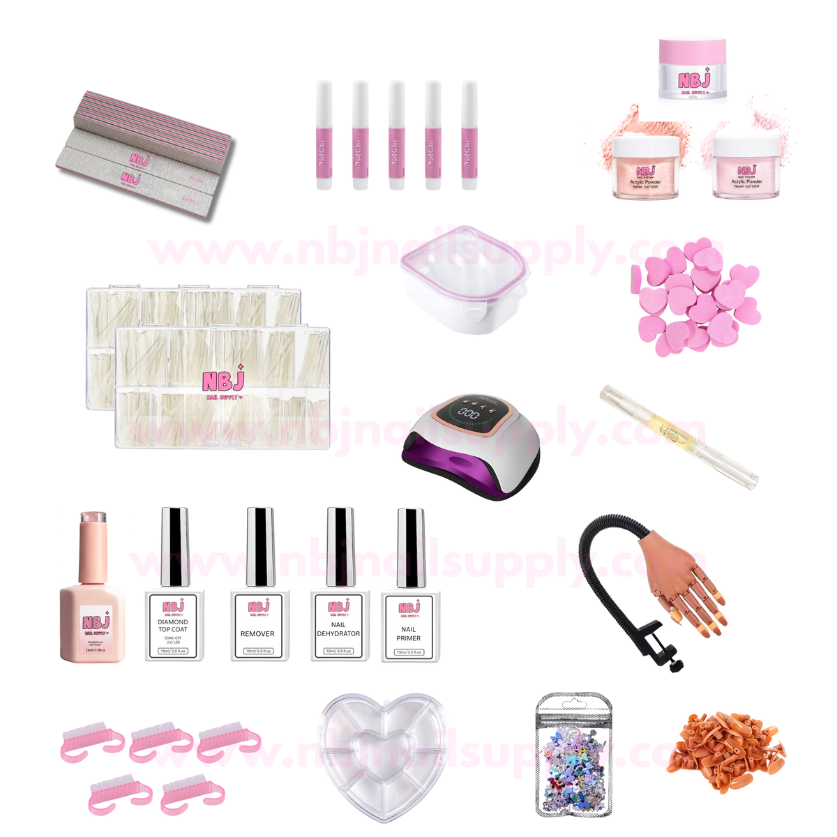 Acrylic Ultimate Nail Kit + FREE Online Nail Course